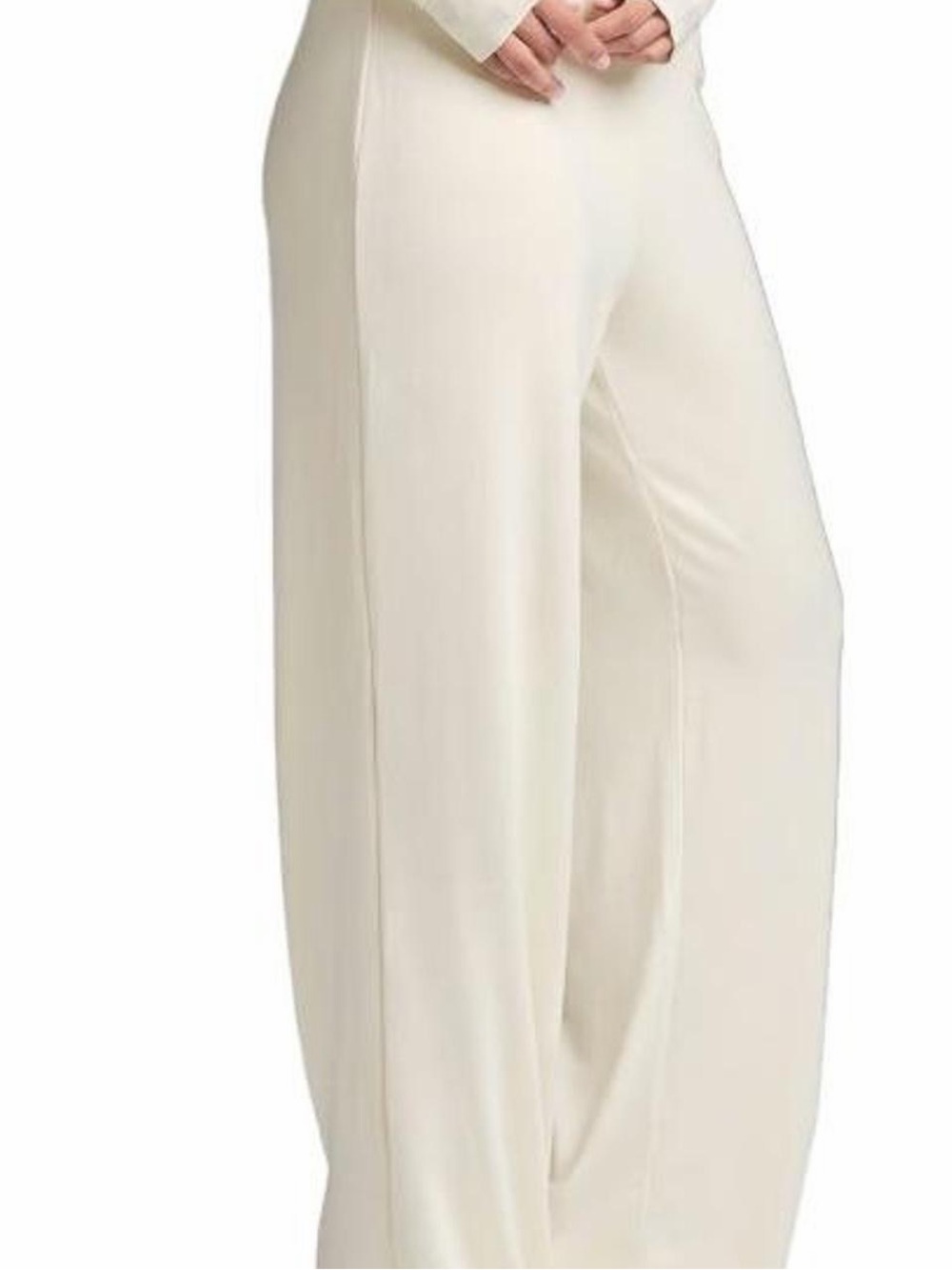 Skims Straight Leg Cloud Pants - onyx color